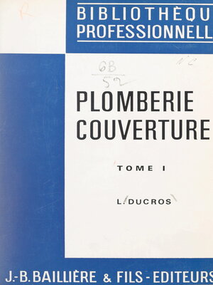 cover image of Plomberie, couverture (1)